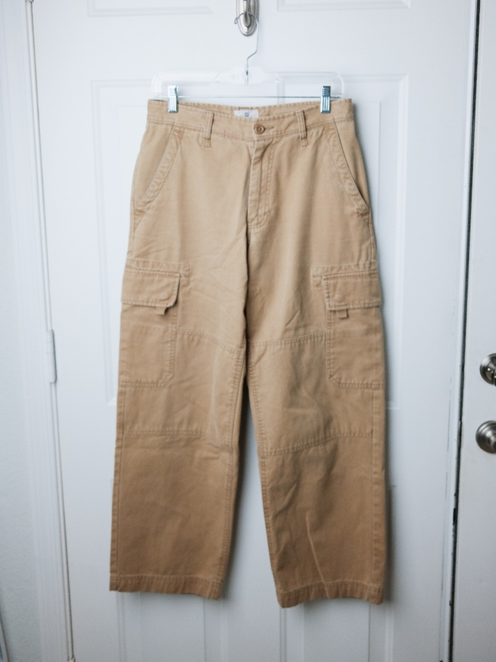 Gap (A11) Heavyweight Work Wear Cargo Pants 29W 30L Tan British Khaki